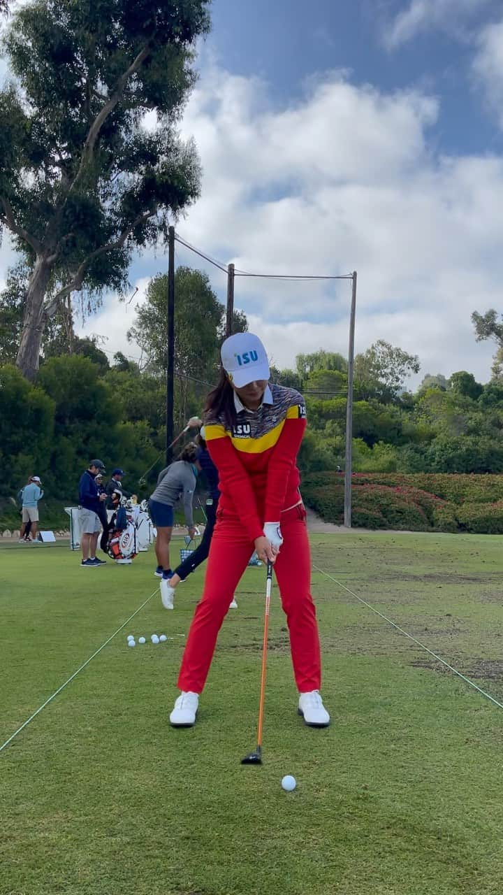 パク・ヒヨンのインスタグラム：「#palosverdeschampionship  #3Wood  Rangework」