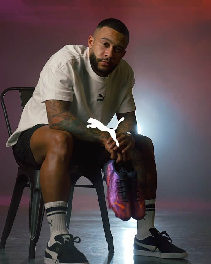 Wannahavesのインスタグラム：「Did you know @memphisdepay joined the @pumafootball family?   Heart of a lion🦁 the style of a Puma🐆  Created in a partnership with @433 🤝  #wannahaves #case #client #memphisdepay #pumafootball #fcbarcelona #433 #thesocialbrandagency」