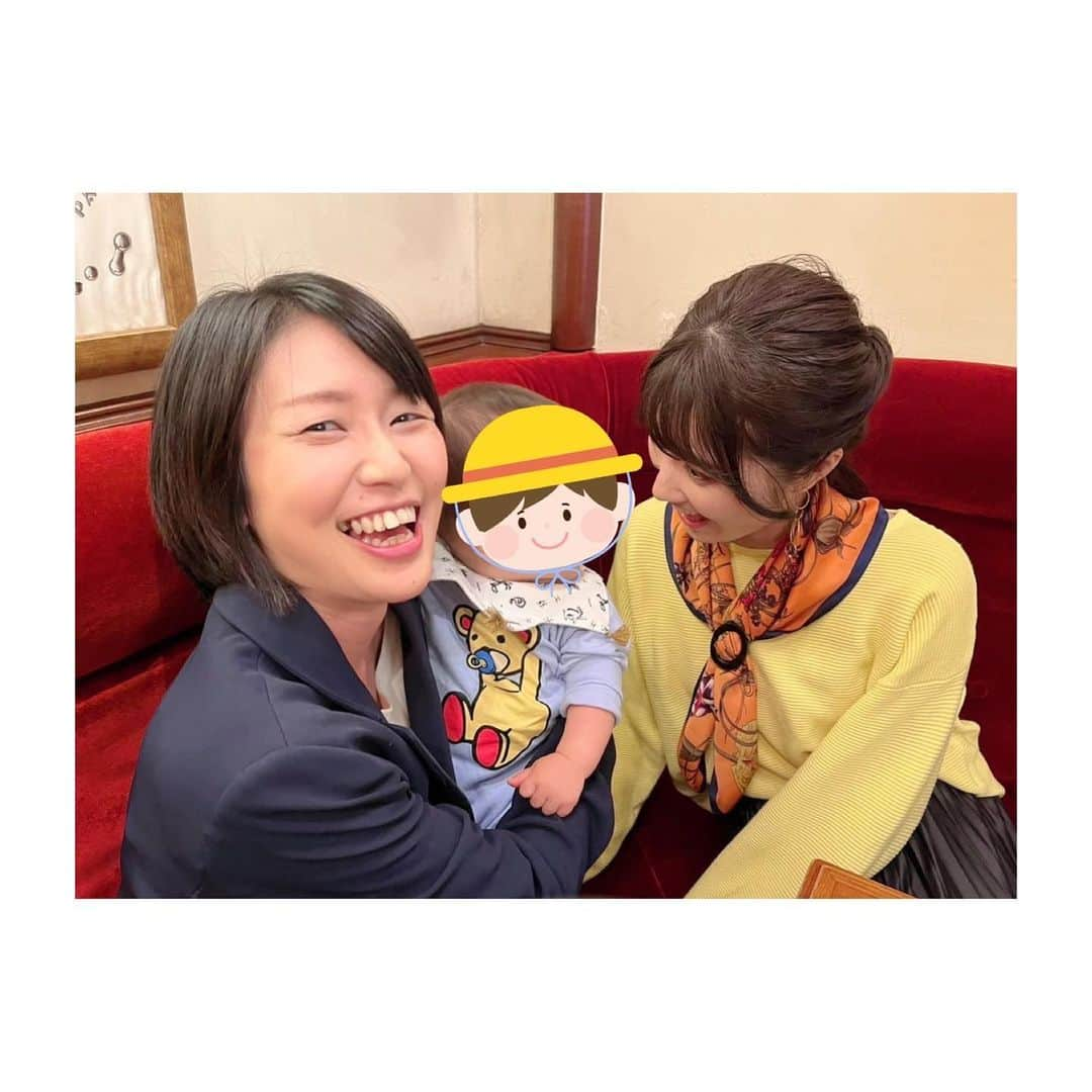 久保井朝美さんのインスタグラム写真 - (久保井朝美Instagram)「👶🍎 長野のテレビ局の 同期に会えました🍀  善光寺にも🐃 松本城にも🏯 一緒に行ったし  クリスマスイヴも クリスマスも 一緒に過ごした仲❤️  息子くんとは はじめまして☺️ 凄ーく可愛かった💞  #同期愛 #第二の故郷 #信濃 #長野県長野市 #善光寺 #長野県松本市 #松本城🏯 #国宝 #久保井朝美 #銀座トリコロール #モーニングコーヒー☕️ #カフェモーニング #トリコロール本店」5月3日 22時41分 - asami_k920