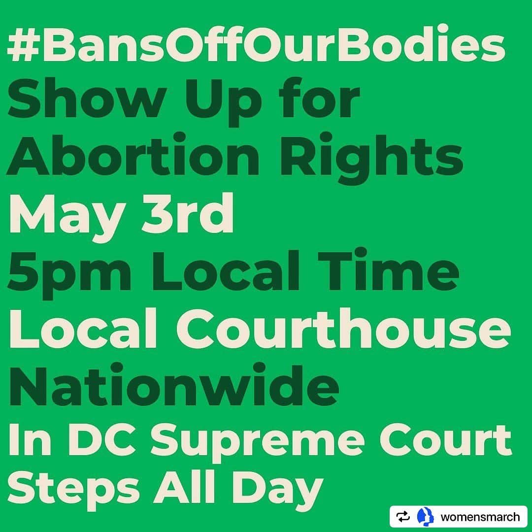 のインスタグラム：「We’re showing up.   Los Angeles, CA at 5pm PT  US Courthouse Corner 1st and Hill 350 W 1st Street  Let's be clear: Abortion is health care.  That's why in light of the dire news that SCOTUS has voted to strike down Roe v. Wade, we're showing up for abortion rights.  Tuesday, May 3rd, at 5p your local time. Show up at your courthouses, federal buildings or town square to say bans off our bodies and demand elected officials take action before SCOTUS overturns Roe.  Bring your families, your signs, your stories, your heart, and your commitment to save Roe and access to safe and legal abortion for all who need it.  Tomorrow is just the beginning. We're going to keep showing up with larger and larger actions in the days, weeks, and months to come.  Pledge to rally with us at the link in our bio.」