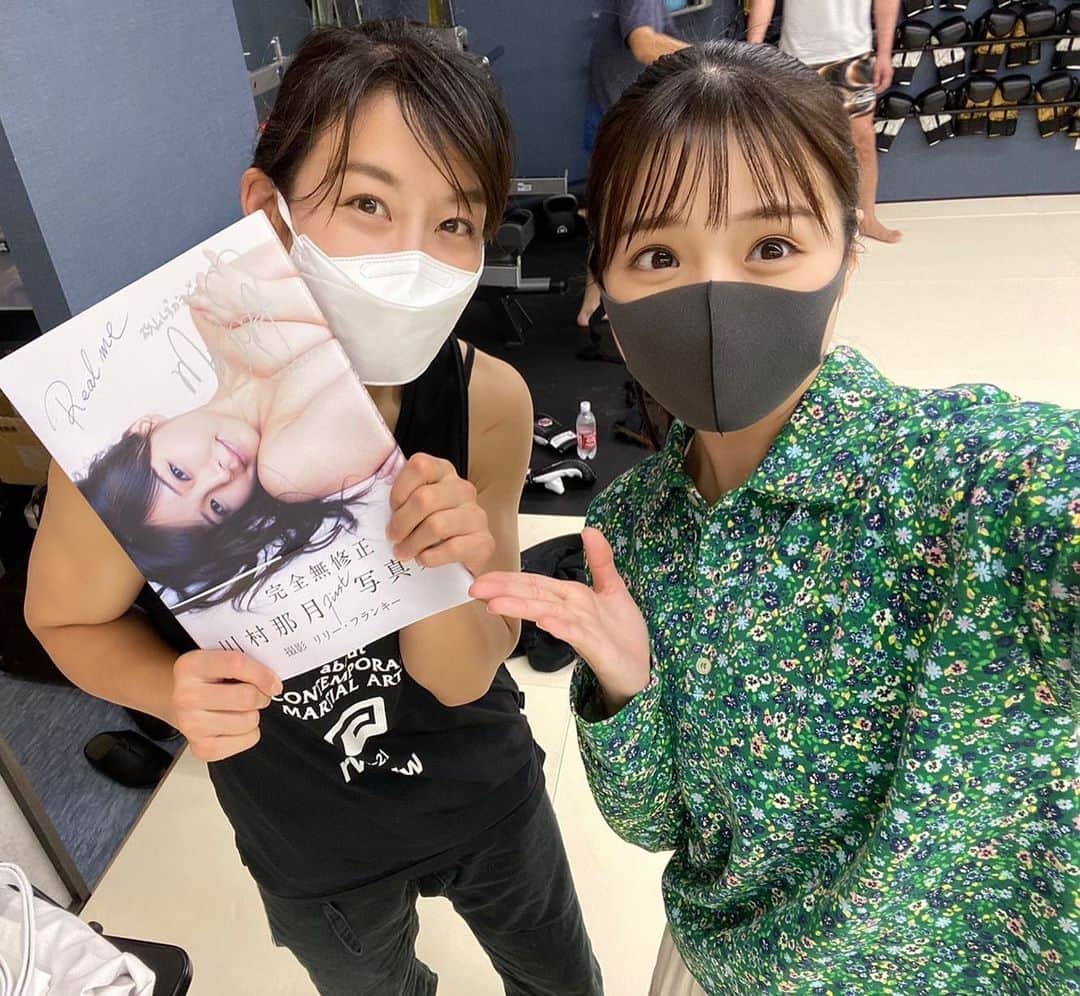 杉山しずかのインスタグラム：「with @kawamura_natsuki317  #川村那月　さん #RIZIN #youtube  #MMA #BJJ」
