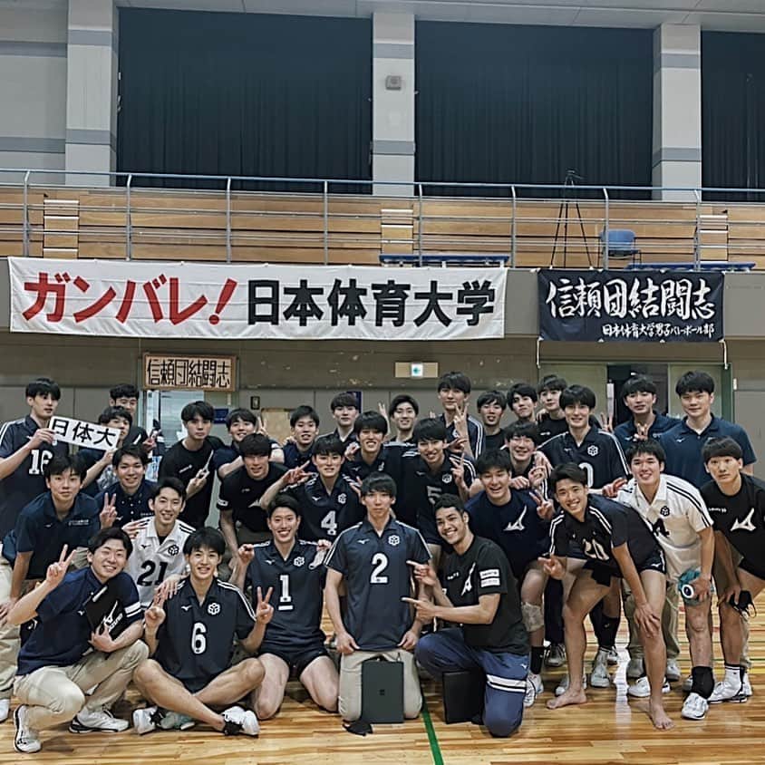 吉村颯太さんのインスタグラム写真 - (吉村颯太Instagram)「2️⃣勝目！！！  #日本体育大学バレーボール部  #春リーグ」5月4日 22時43分 - 0219_ys