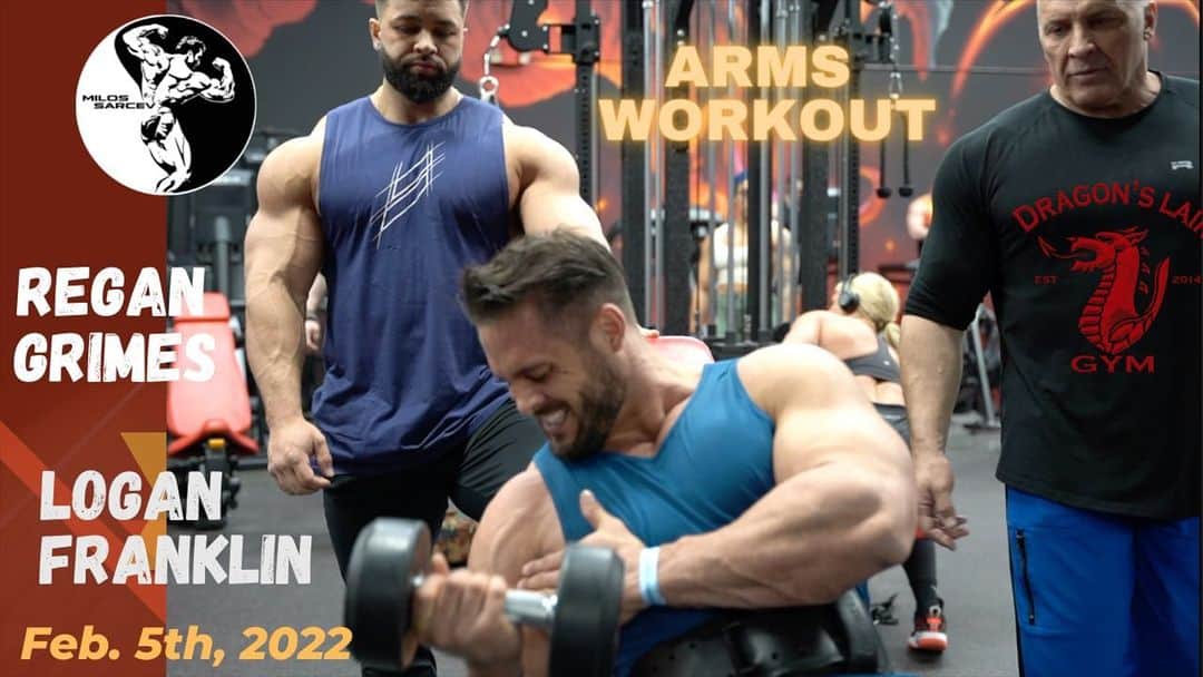 のインスタグラム：「New video is up on Milos Sarcev official YouTube page.  Check it out💪🏼」
