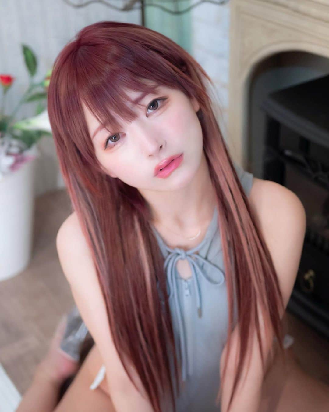 霧宮てんのインスタグラム：「お久しぶりです(*´ω`*)  お元気でしたか？  #japanesegirl #派手髪 #隠キャギャル#可愛いは正義」