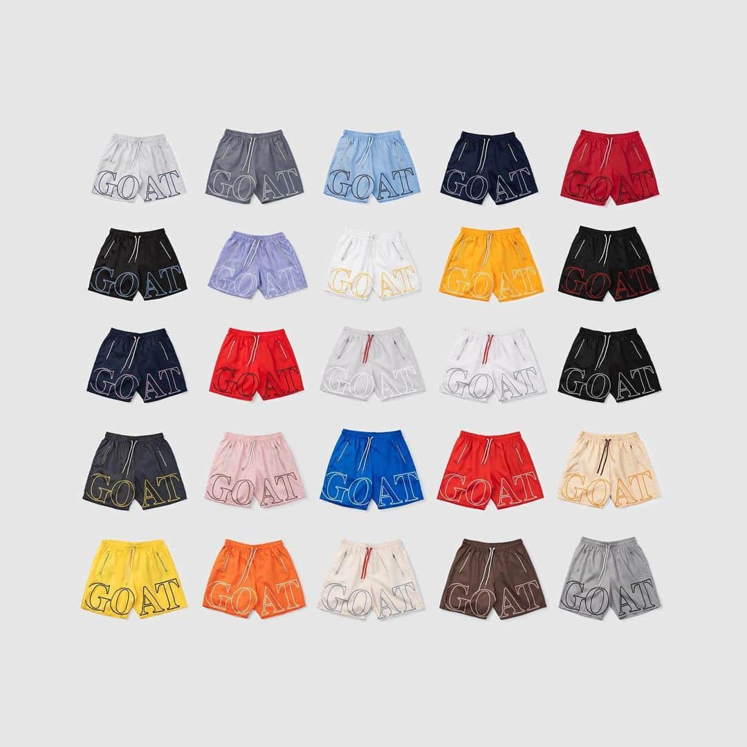 Sneakgalleryのインスタグラム：「The GOAT Nylon Track Shorts are back! Just in time for summer 🔥⚡️」