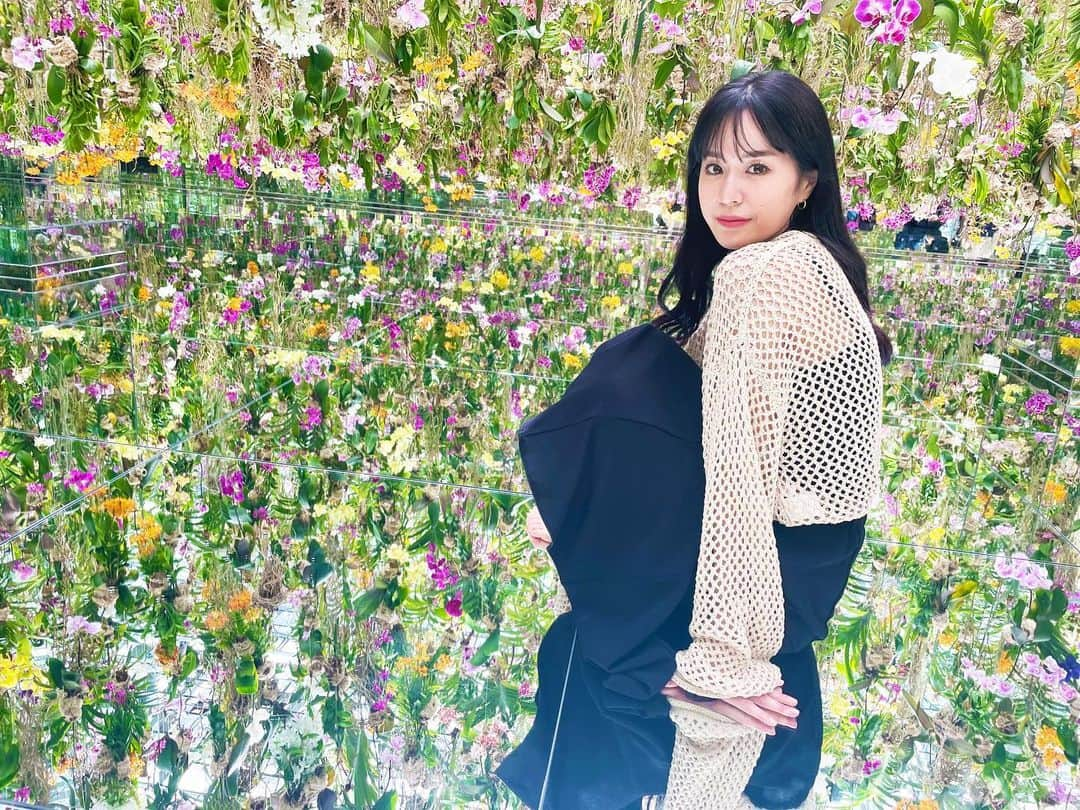 望月京奈さんのインスタグラム写真 - (望月京奈Instagram)「GW最終日🫶 今年は大好きな友達にたくさん会えて良かった☺️🧡  🌻🌷🌸🌼  #チームラボ」5月5日 17時13分 - harumikeina