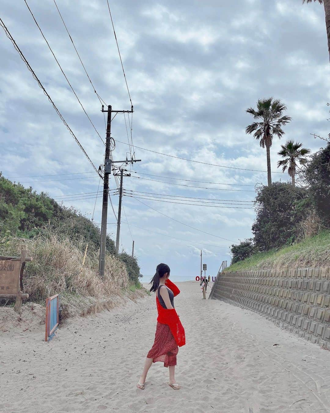 行天優莉奈のインスタグラム：「☀️🏝❤️」