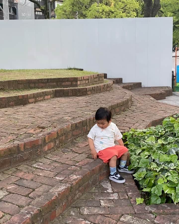 Mai Wakimizuのインスタグラム：「私が知らない間に取得してた"おいで"と"鯉のぼりの歌"。ママおいで！の仕草がツボ過ぎてしつこくやってもらった♡笑 鯉のぼりの歌は、こいのぼ"りー"のアクセントのクセ強すぎ。笑 この一週間で話せるワードや歌える歌が増え過ぎてて付いて行けてないしちょっと寂しい。笑  #1歳9ヶ月#1歳男の子」