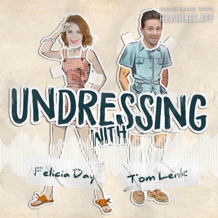 フェリシア・デイのインスタグラム：「The new #Undressing podcast got us in a tizzy…not in a respectful way but oh well lol. Grab it where you get podcasts!」