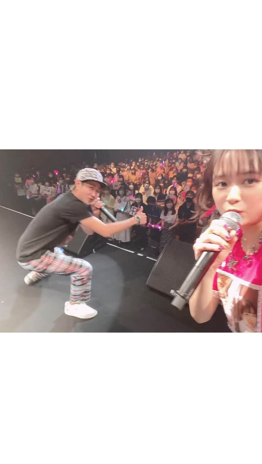 大原櫻子のインスタグラム：「大阪、ファンクらこパーティー❤︎  ありがとうありがとう🥰 大阪も盛り上がって、また一つ思い出が出来たし、みんなとの距離が縮まった気がしてます🥺  楽しすぎたよぉぉぉ✨✨ 今は寂しさに溢れとる😭  二日間、 ファンクらこパーティー、 本当にありがとうございました✨ こんなご時世だけど、心のコミュニケーションをしっかりできました‼︎  そして、にぃやん！ 仁井山さんの素晴らしすぎる進行によって、楽しいイベントになりました✨ 感謝感謝です！！😭✨  楽しい企画を立てて、またやりたいと思います！  みんな！ありがとう🥰  #らこぱ #YUKI⭐︎仁井山　さん」