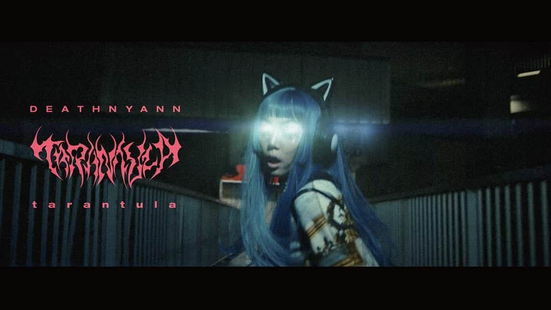 星熊南巫さんのインスタグラム写真 - (星熊南巫Instagram)「my project DEATHNYANN(@deathnyannjp ) "tarantula" new music video out now🩸  Song written by @daidai_paledusk  Lyrics by @hoshikuma_minami  Mixed and Mastered by @thecodystewart  Recorded by @tsubasa_paledusk  at Geranium Studios Vocal Recorded by 田浦楽"Gaku Taura" @gakutaura_official (From CRYSTAL LAKE,SOULJAPAN,A Ghost Of Flare)  ---------------------------------------  Director Takasuke Kato @taka_6_vof   Producer Hayato Bo @hayarbus   Production Assistant Kento Fijiwara @kentofujiwora   Hair & Make up Haruka Tazaki @harukadebeau   Styling 星熊南巫 @hoshikuma_minami   Outfits provided by NIRVANA STREETWEAR @nirvanastreetwear   Production THINGS.  Special Thanks 旦過市場 ---------------------------------------  D̴E̷A̷T̴H̴N̷Y̵A̶N̴N̷ Twitter: https://mobile.twitter.com/deathnyannjp Instagram: https://instagram.com/deathnyannjp  星熊南巫 Twitter: https://mobile.twitter.com/rakia_minami Instagram: https://www.instagram.com/hoshikuma_minami/」5月6日 22時40分 - hoshikuma_minami