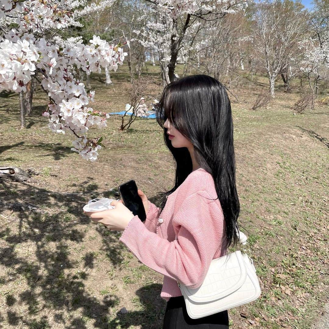 momoのインスタグラム：「봄 🌸」