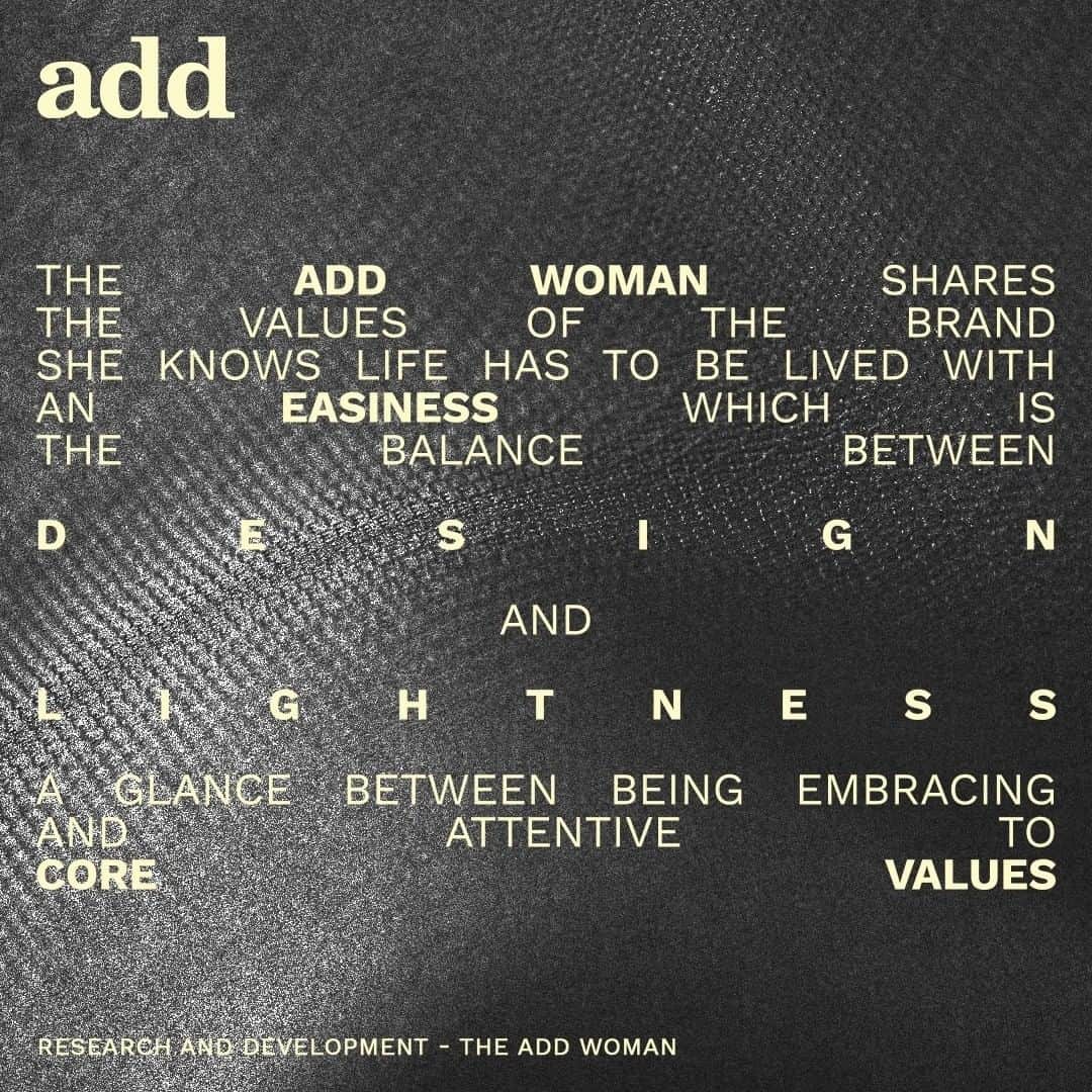 エーディーディーのインスタグラム：「Add's artisanal philosophy strives for balance between design and lightness.  Read more about our company on add.it  #AboutAdd #AddMilano #SpringSummer22」
