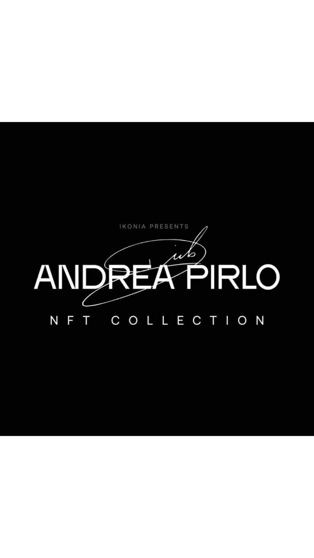 のインスタグラム：「nftpirlo.com My NFT collection is coming. Join the shortlist now. It will be a celebration of my love for football and for the many fans who have supported me throughout my career. — La mia collezione NFT sta arrivando. Unisciti alla shortlist ora. Sarà una celebrazione del mio amore per il calcio e per i tanti tifosi che mi hanno sempre sostenuto nella mia carriera #NFT #PirloCollezione #adv」