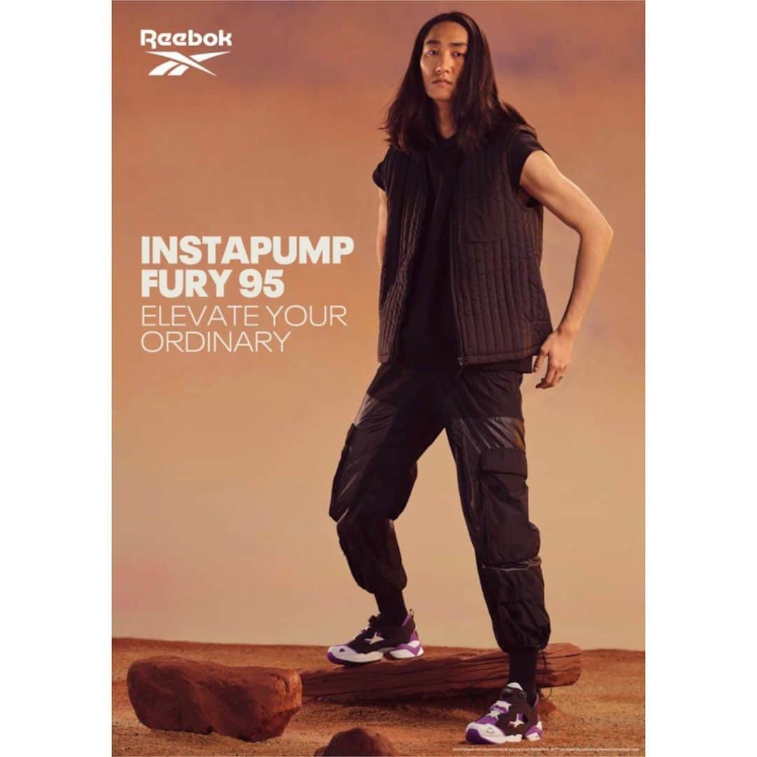 祥太郎のインスタグラム：「. Reebok 「INSTAPUMP FURY 95」campaign . #reebok #instapumpfury」