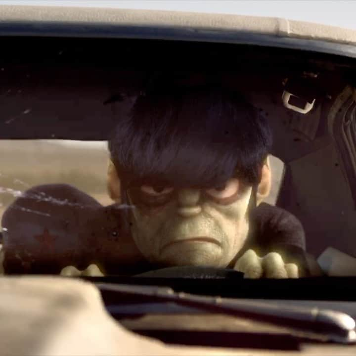 Gorillazのインスタグラム：「By popular demand, re-live Stylo with commentary from none other than Murdoc Niccals! Now playing on @YouTube 🚔  Guess which one is next...  #gorillaz #stylo」