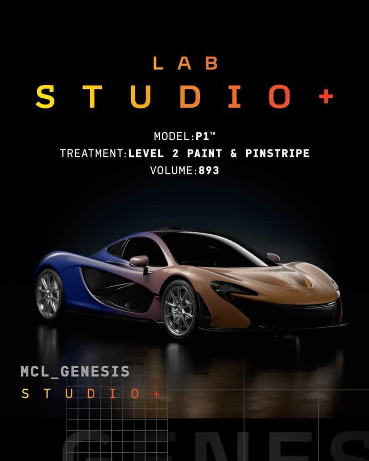 McLaren Automotiveのインスタグラム：「On 11 May, McLaren Automotive will launch the Genesis Collection: 2,012 generatively created McLaren P1™ & P1™ GTR NFTs, each with a completely unique MSO LAB treatment.  Each treatment varies in rarity and complexity across 8 unique traits and 5 tiers: LAB Studio (1,000 pieces), LAB Studio+ (893 pieces), LAB Works (100 pieces), LAB Icons (5 pieces), and LAB Honorary (14 pieces that will be gifted to honorary members of the community).   Traits include body colour, paint finish, unique fades, racing liveries, wheel colour and more. Each NFT will provide the holder with membership to the MSO LAB community.  For more information on our first invite-only drop, go to nft.mclaren.com.  #McLaren #Supercars #P1™ #P1™GTR #MSOLAB」