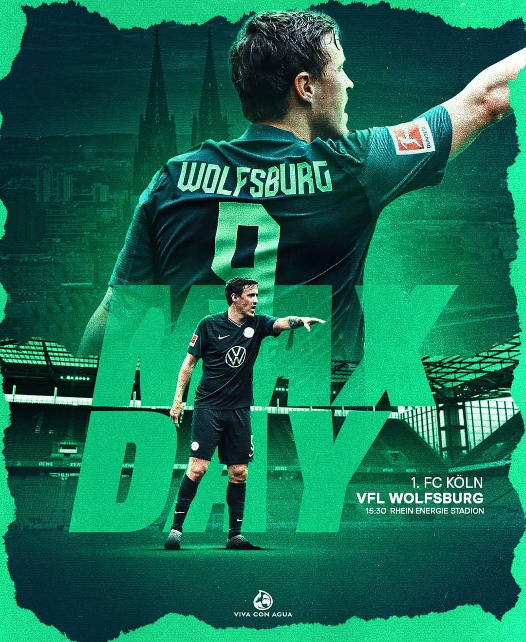 のインスタグラム：「Immer vorwärts und die drei Punkte jagen 🐺👊🏼 #dasfuckingspielgewinnen」