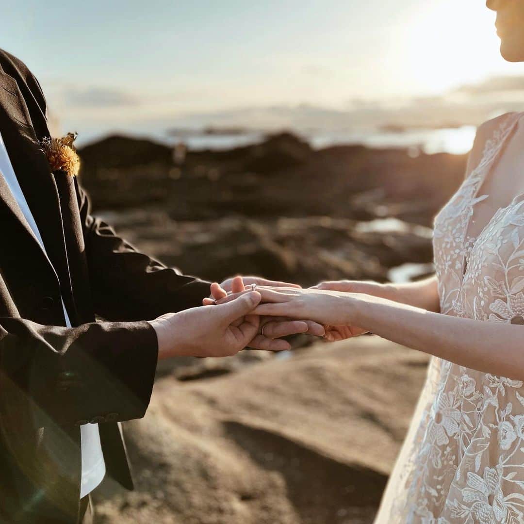 吾田美咲のインスタグラム：「婚約してからもうすぐで一年🌞 秋に入籍と結婚式の予定です...♡」