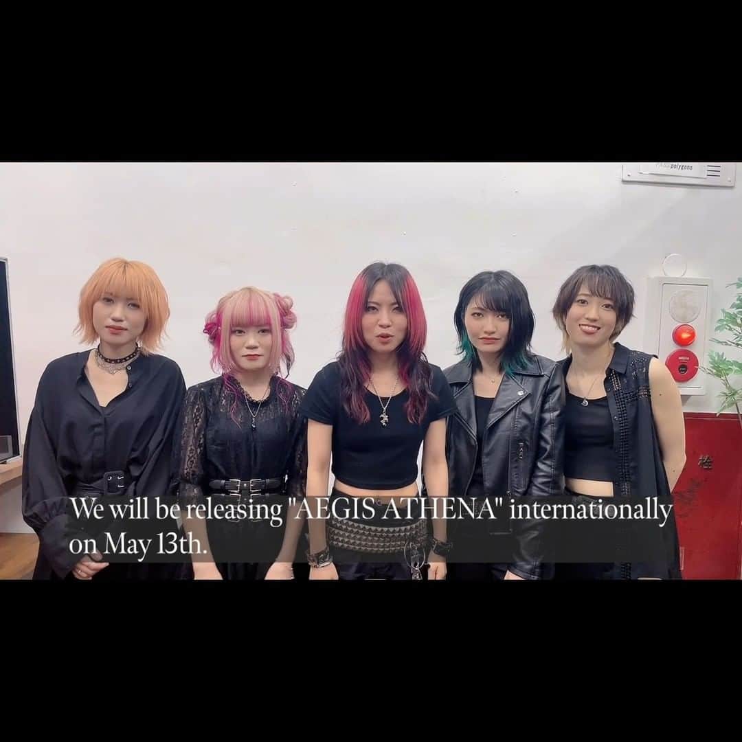 のインスタグラム：「New Album 'AEGIS OF ATHENA' International release on May 13th  https://www.setsuzokurecords.com/  New music video Teaser https://youtu.be/eWqZyMCJ5M4  #BRIDEAR #AEGISofATHENA #SetsuzokuRecords #HeavyMetal」