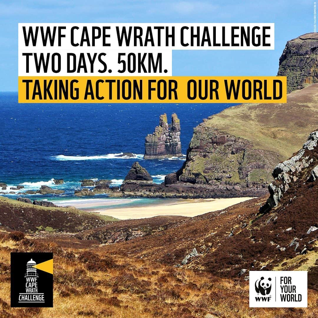 トビー・レグボのインスタグラム：「This month I’m taking part in a 50km hike over the Cape Wrath cast with the WWF to help funds and awareness for the climate crisis. The WWF are doing essential work to conserve endangered species, habitats and ecosystems. The stuff we all need to live and breathe. I’d love if you could support the cause. A link to donate is in my bio ❤️. Please share if you can. Love love love xx」