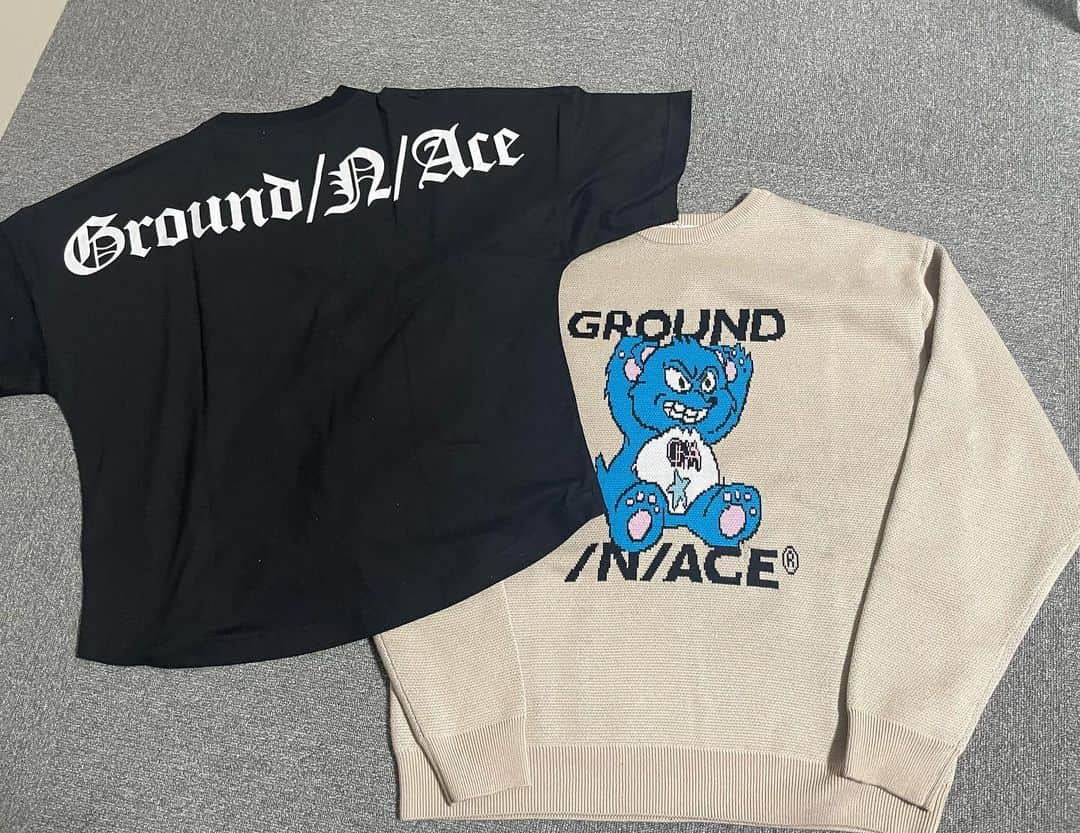 のインスタグラム：「ニットとTシャツ着心地最高です😆  #groundnace #ground_n_ace #グランダンエース #ceramicpowergear  #CPG #セラミックパワーギア @ground_n_ace @ceramicpowergear」