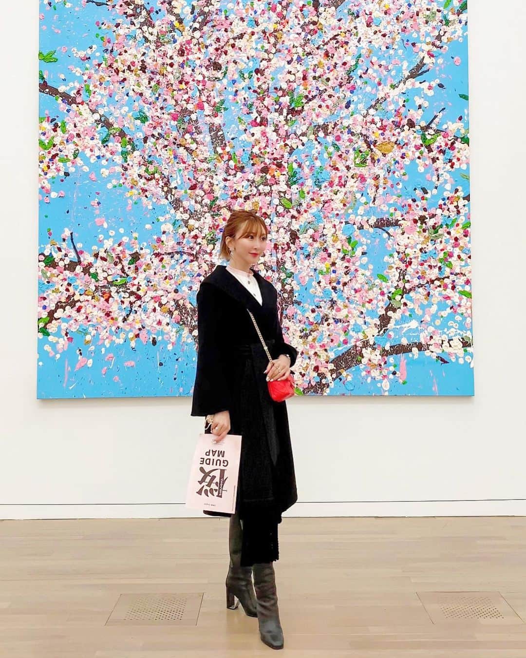 JUNKO（飯田順子）のインスタグラム：「🌸ダミアンハースト桜展🌸」