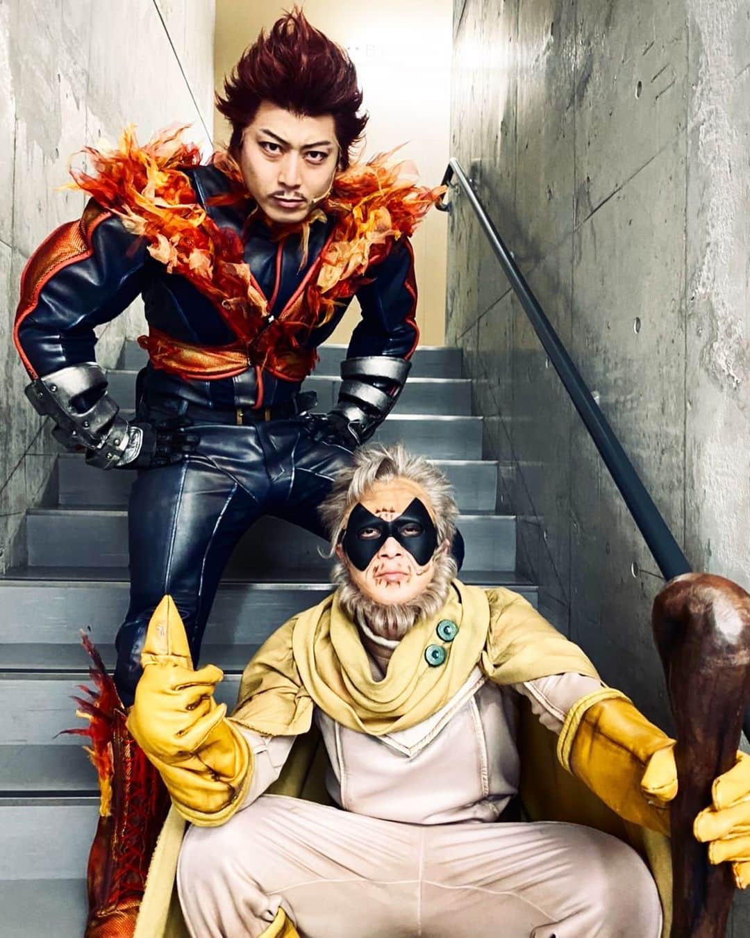のインスタグラム：「▷グラントリノ Grantorino a.k.a 米原幸佑  #俳優 #役者 #アニメ #ミュージカル #舞台 #表現 #芸術 #演劇 #actor #animation #anime #japan #japanese #handsome #followme #tokyo #instafollow #帅哥 #미남　#japananime #엔데버 #myheroacademia #ヒロステ #endeavour #ヒロアカ #僕のヒーローアカデミア #grantorino #米原幸佑」