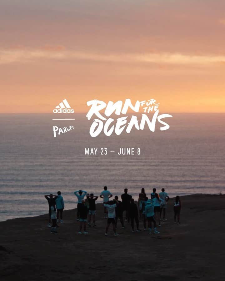 adidasのインスタグラム：「The future is up to us.  We all have our reasons to save our planet. We do it for our homes, our families, for the next generation.   Now is the time to Run For The Oceans to take action and help end plastic waste.  Sign up today and participate from May 23rd using the link in our bio.   Together, impossible is nothing.   #RunForTheOceans #adidasParley #ImpossibleIsNothing」