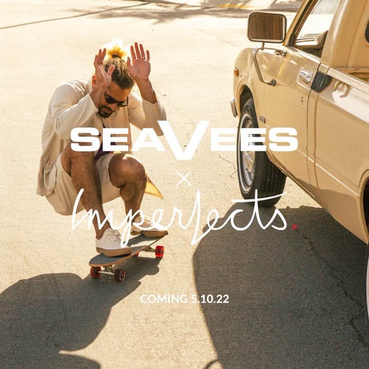 のインスタグラム：「SeaVees x @imperfects_ drops tomorrow 💥. Don’t forget to check back in the am.」