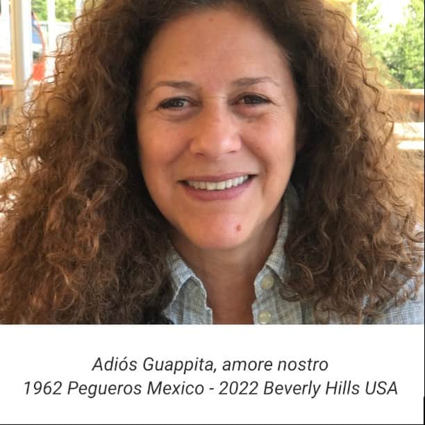 ジョルジオ・モロダーのインスタグラム：「Adiós Guappita, amore nostro 1962 Pegueros Mexico - 2022 Beverly Hills USA」
