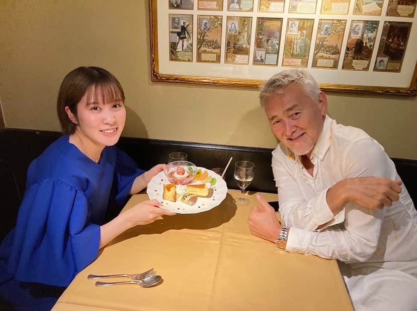 平野美宇のインスタグラム：「今日はマネジメント会社の社長さんとマネージャーさんとご飯を食べに行きました🍚 お話しできてうれしかったです❗️美味しくて幸せでした🥺❣️いつもありがとうございます🙇‍♀️ #celford」