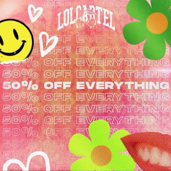 のインスタグラム：「50% off SALE for @thelolcartel! Sizes XS-XXXL for men & women! Shop now sale is not for long😜✌🏼 Like, comment, & share 🙏🏼😘」