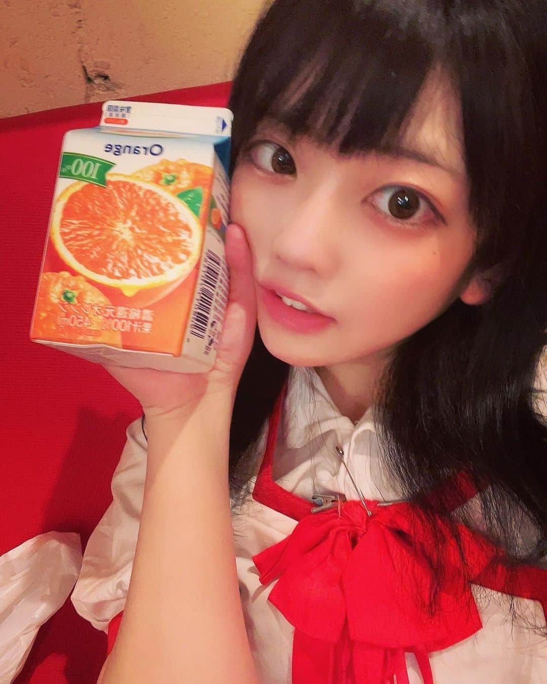 池田杏菜のインスタグラム：「🍊」