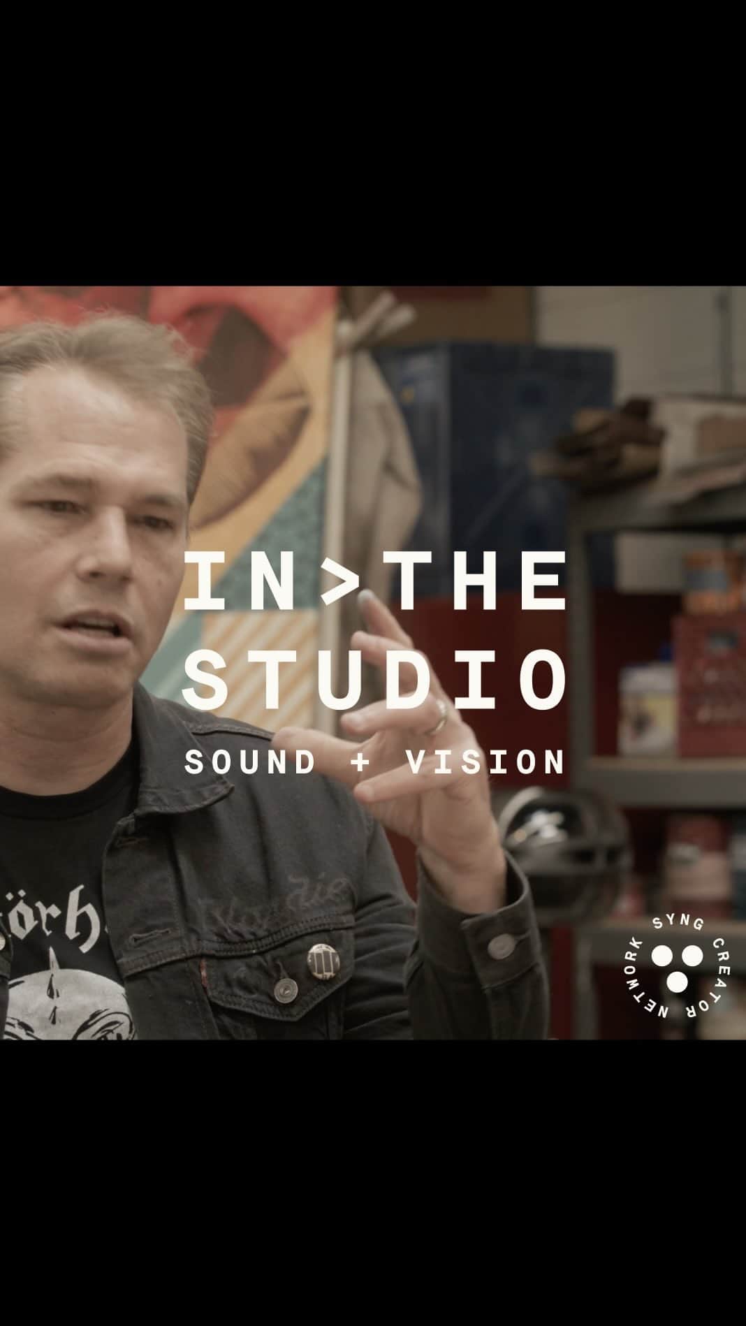 Shepard Faireyのインスタグラム：「The team at @syngspace hooked up my art studio with a Cell Alpha system delivering Triphonic audio and I talked about the intersection of art, music, and the influence it’s had on my life and work. Tap on the link in my bio to watch the full-length episode as well as a playlist of songs. I also go into detail about each song I selected and what they mean to me. –S  #SyngCreatorNetwork」