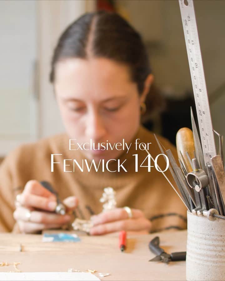 のインスタグラム：「We are proud to reveal an eccentric new collection, designed exclusively for @FenwickOfficial ‘s 140th Anniversary ✨  Inspired by Arthur Fenwick’s passion for the playfulness and individuality of the circus 🎪  Watch Alex tell us more about crafting these special pieces and what it means to work with Fenwick on this momentous occasion!   #AlexMonroeJewellery #AlexMonroe #Fenwick140」