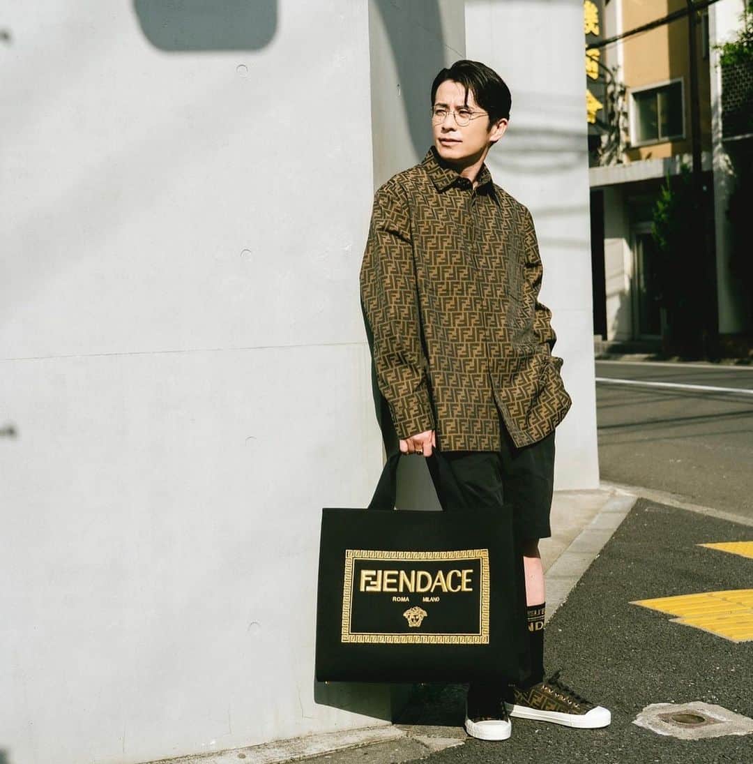 のインスタグラム：「チィース！！！  #fendace #fendi  #droptokyo  #pr」