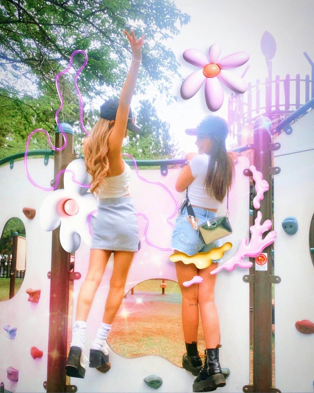 アンジェリカのインスタグラム：「🌼.*🪄💕💜👭 じゅーじつー！！」