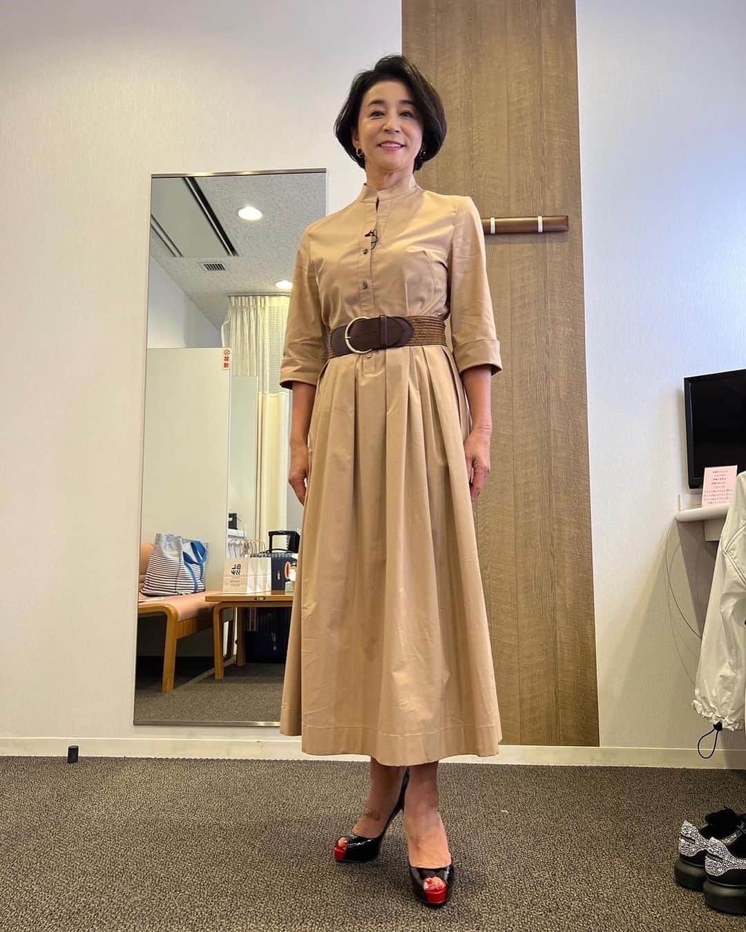 ノースリーブワンピース【高嶋ちさ子さん着用】