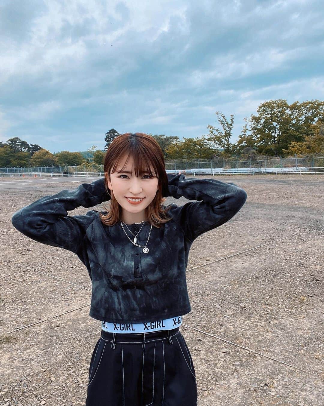 にこのインスタグラム：「#胃腸炎から復活しました #彼女とベニーランドなうに使っていいよ」