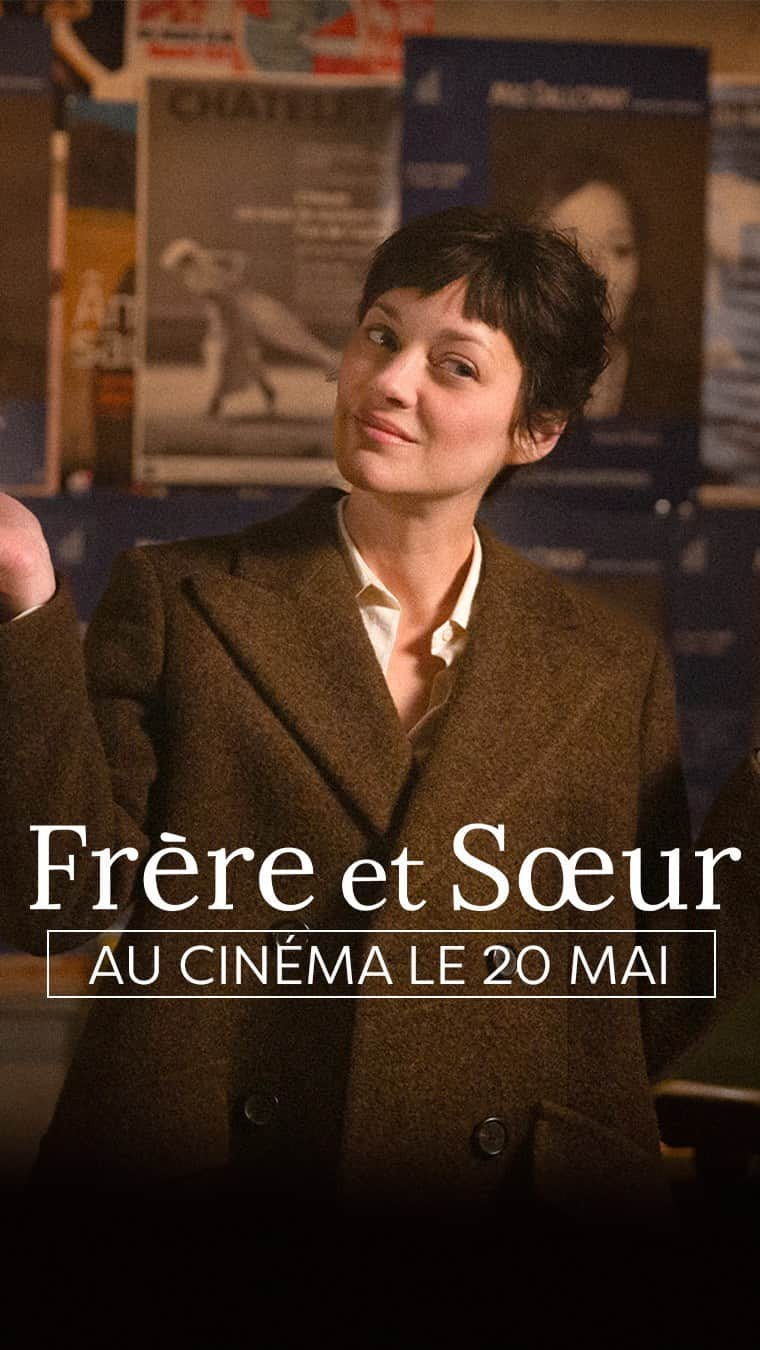 マリオン・コティヤールのインスタグラム：「« Pourquoi vous n'avez jamais cherché à réparer ? »  Un frère et une sœur. Ils ne sont pas vus depuis plus de 20 ans.  #FrèreEtSoeur le nouveau film de Arnaud Desplechin avec @marioncotillard Melvil Poupaud, @golfarahani, @benjaminsiksou et @patricktimsitoff actuellement au cinéma.  @whynotproductions_officiel @mariequeysannerp」