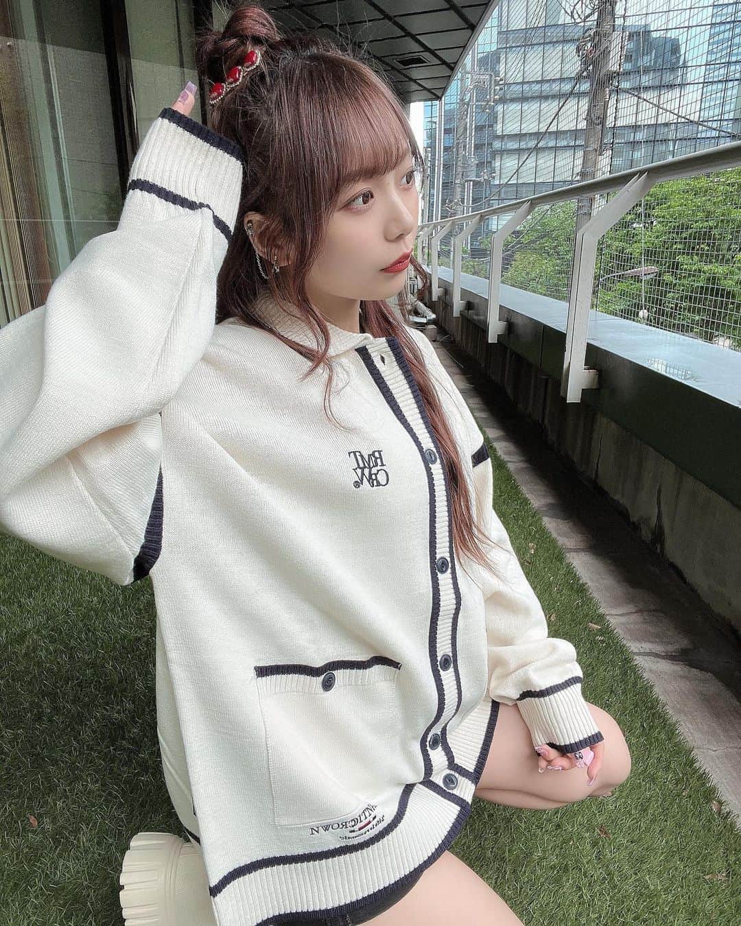 福丸雛のインスタグラム：「ロマンティッククラウンのお洋服👗👑暖かくなってきたからたくさん着る〜♡♡ #ロマンティッククラウン #romanticcrown」