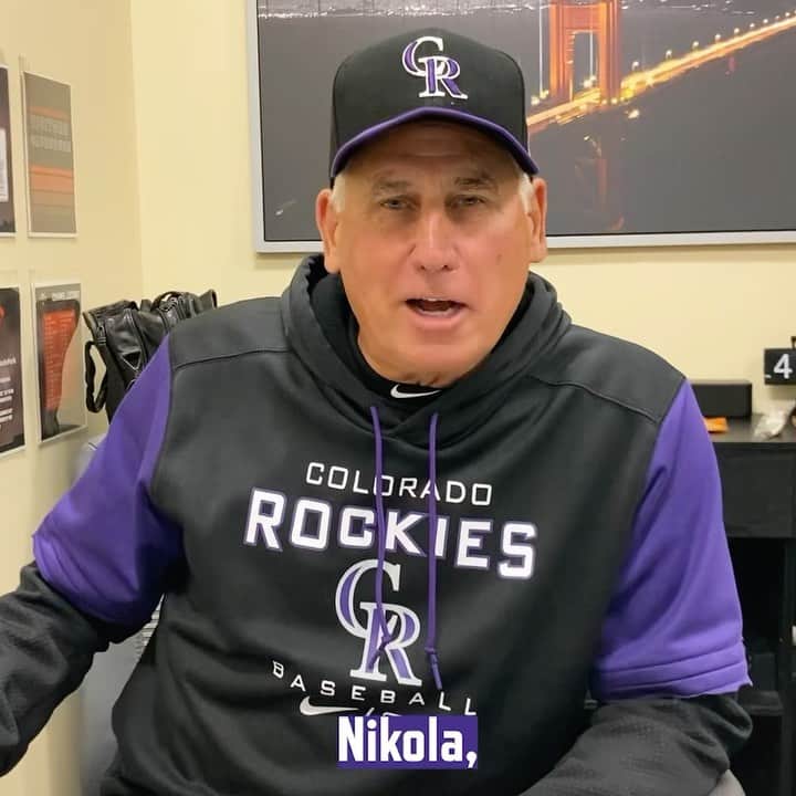 コロラド・ロッキーズのインスタグラム：「The *perfect* congratulations video for the back to back NBA MVP 😉  Congrats Jokić from all of us here at the Rockies!  @nuggets x #Rockies」