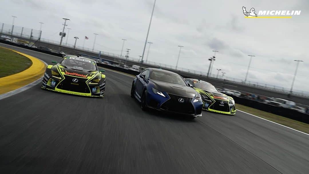 ミシュランのインスタグラム：「IMSA provides an excellent arena for manufacturers to reveal new and cutting-edge technology. Lexus is doing that with cars in both GTD Pro and GTD in 2022, all on MICHELIN® race tires.」