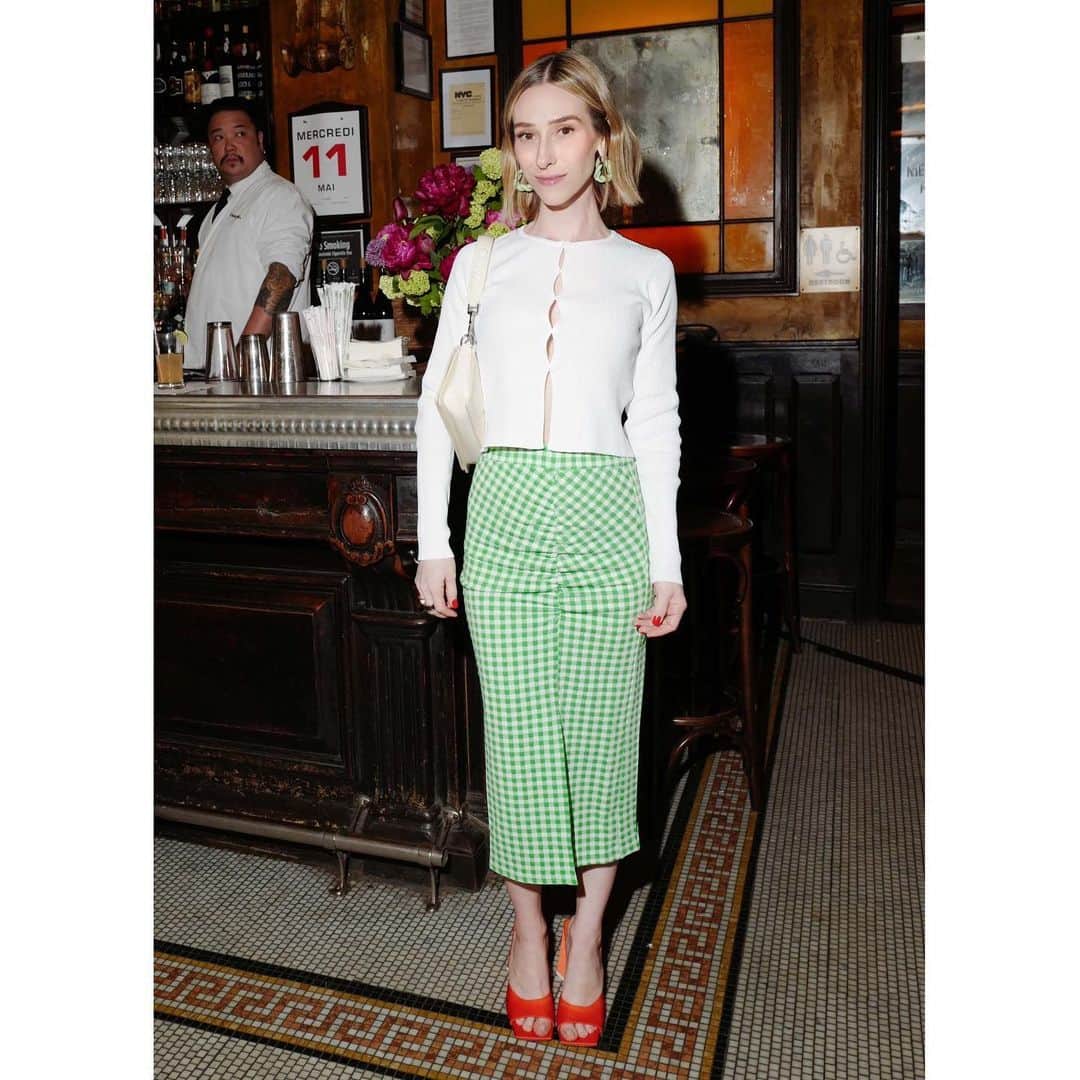 Ashley Avignoneのインスタグラム：「Lovely evening with @mango to celebrate their new NYC flagship store ✨  #mangolovesnyc」