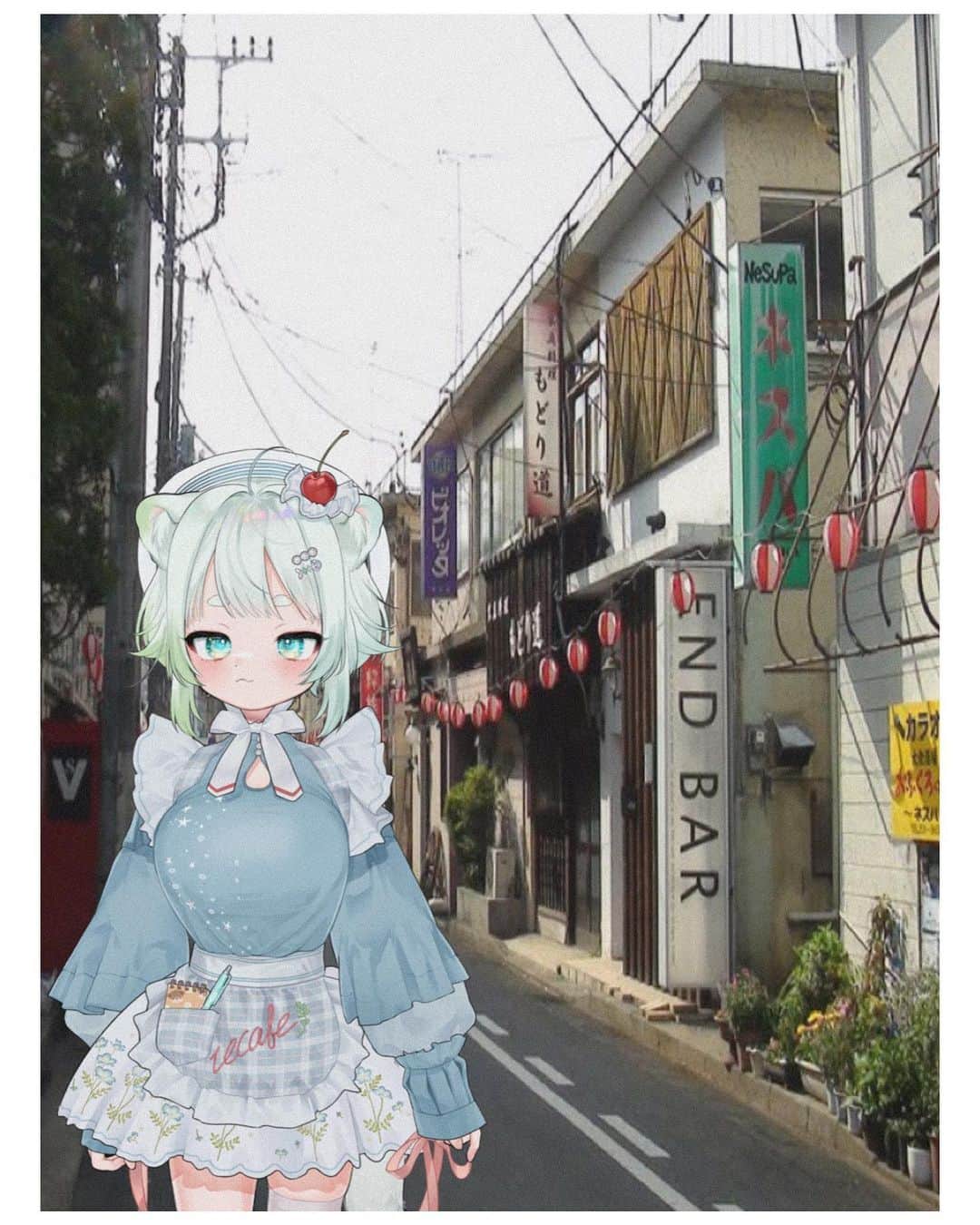 根本凪のインスタグラム：「昼間から飲んでしまうか…  #vtuber  #写真」