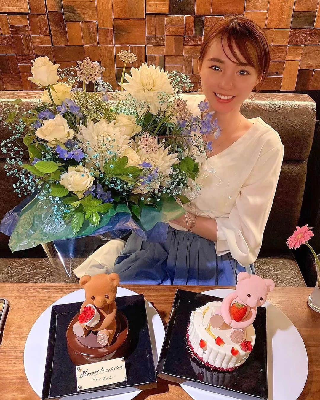 利水翔のインスタグラム：「. . 大好きなお友達に お祝いしてもらいました🫣❤️ ⁡ 楽しかったー😚🌸いつもありがとー🥰 ⁡ ⁡ #lovers #bestfriends #happy #誕生日 #birthday #thankyou  #ありがとう #誕生日会」