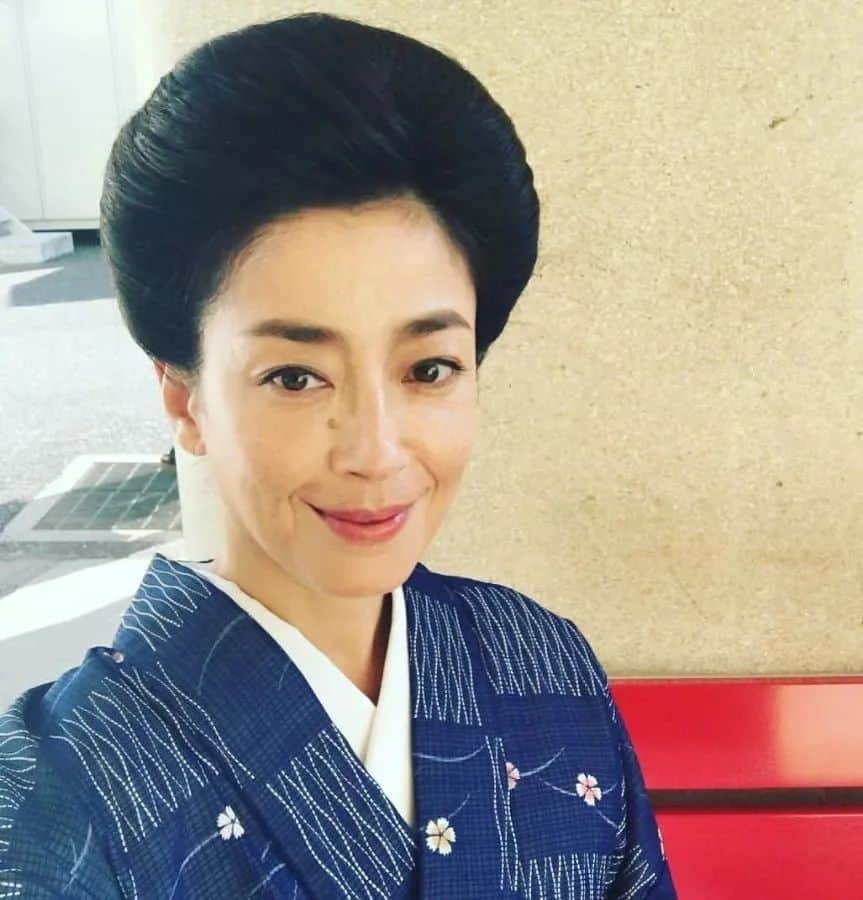 宮沢りえのインスタグラム：「着物を着て写真を撮るのはいいですね。」
