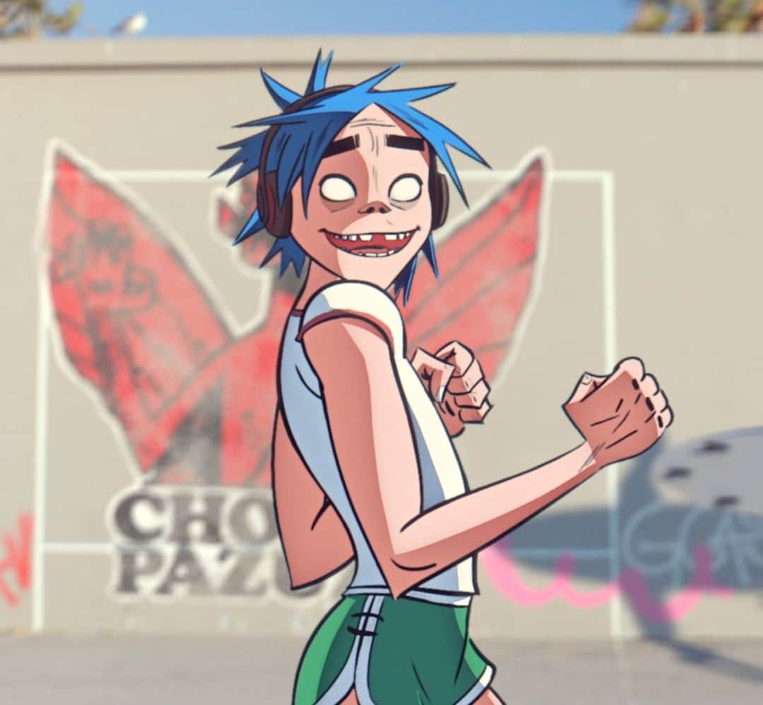 Gorillazのインスタグラム：「And finally, join Murdoc Niccals as he re-lives a video he didn't even feature in 🤷 Humility is now playing on @youtube 🛼  Stay tuned... a new dawn is coming」