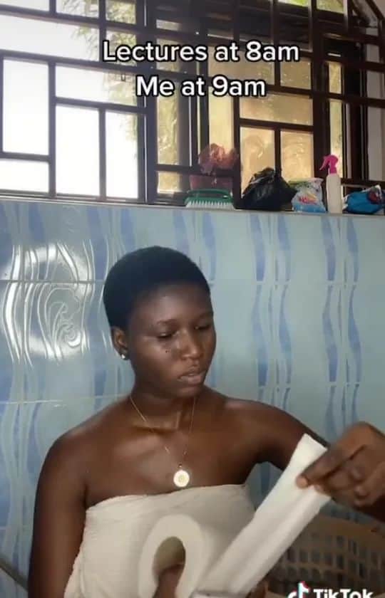 のインスタグラム：「Ha! Love this! @abee.naaaa_ #TowelChallenge activated on tiktok 🥳...looking forward to seeing more of this...iss about to be lit @FeliNuna 💥」